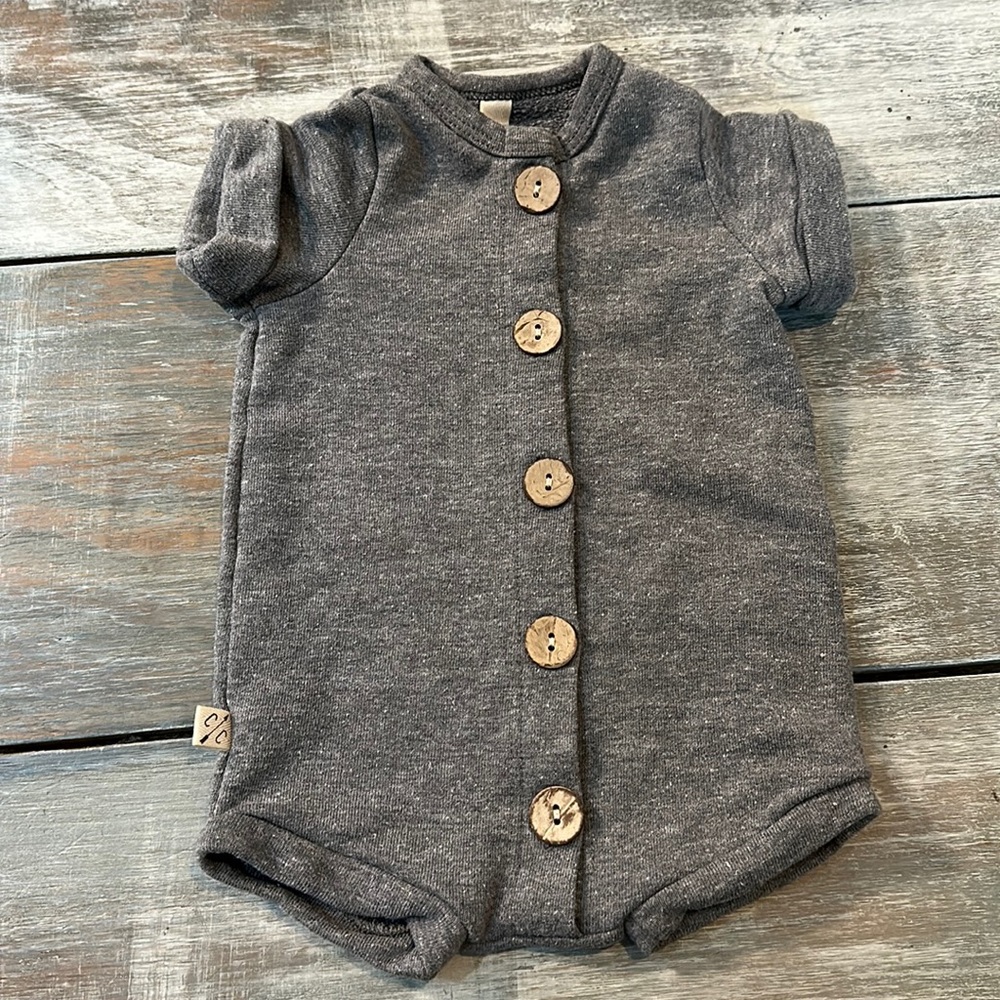 Childhoods Clothing rolled sleeve romper